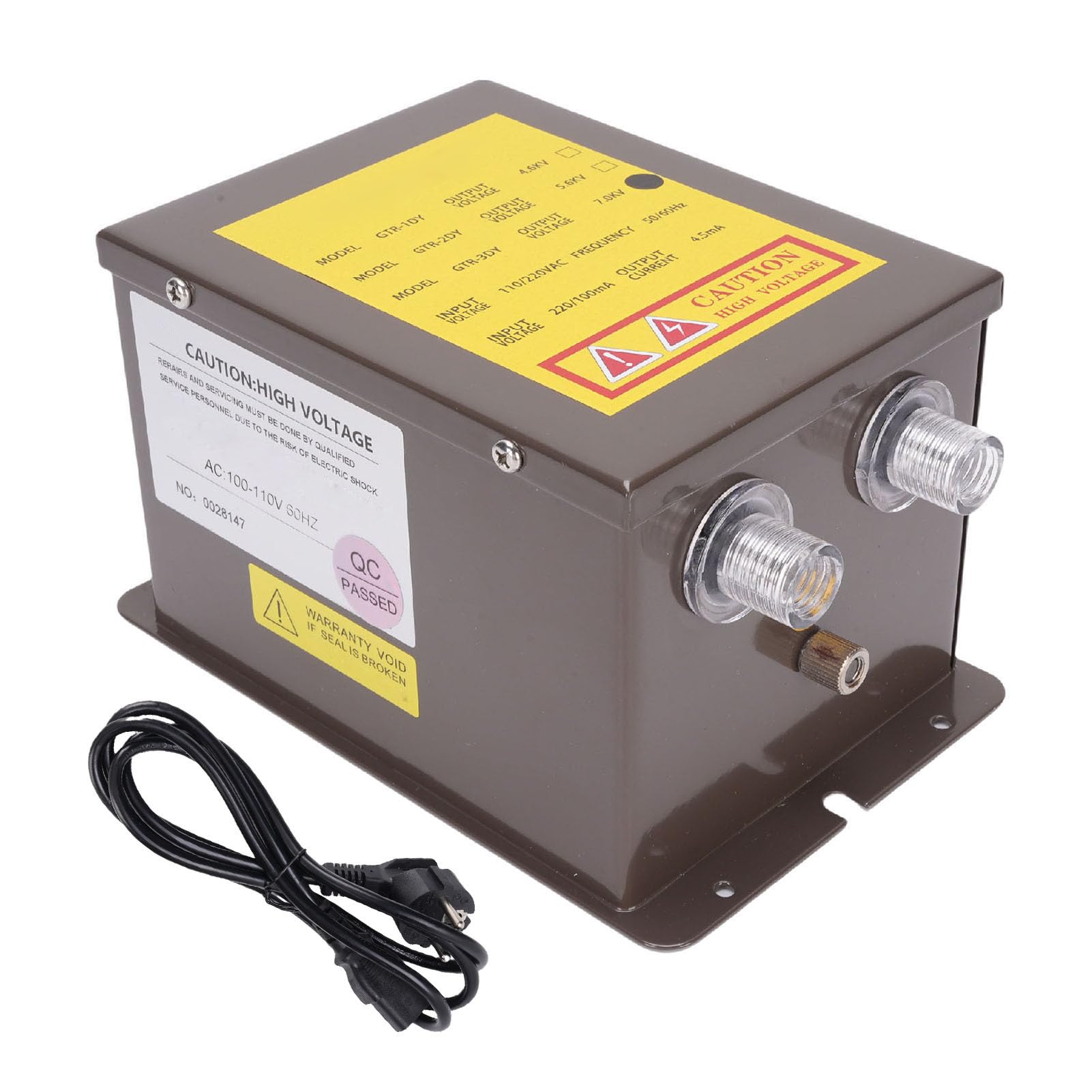 Generador de Barra de Aire Ionizante Fuente de Alimentación de Varilla Anti Estática de Doble Salida Potente para la Eliminación de Electricidad Estática Adecuada para una Amplia (EU Enchufe