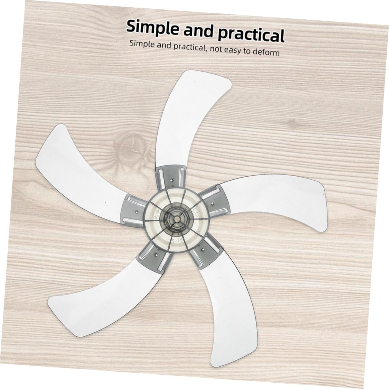 PRETYZOOM 1Set Replacement Plastic Fan Blades for Pedestal and Ceiling Fans and Noise Reducing Design Versatile Use for Indoor and Outdoor Cooling Compatible with Various Fan