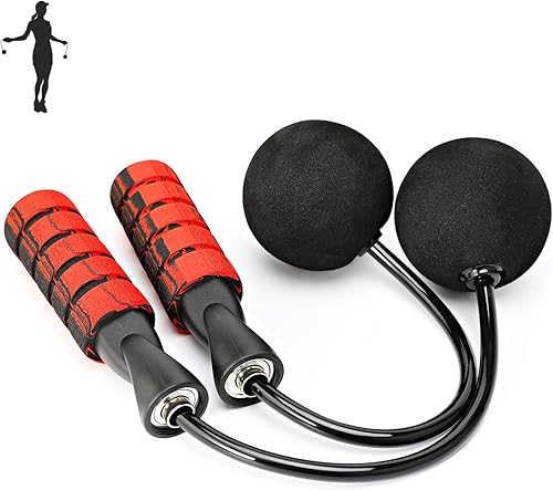 APLUGTEK Jump Rope, Training Ropeless Skipping Rope for Fitness, Adjustable Weighted Cordless Jump Rope for Men Women Kids