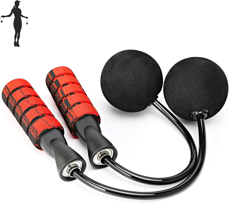 Cuerda para saltar, cuerda para saltar sin cuerda para entrenamiento físico, cuerda para saltar inalámbrica con peso ajustable para hombres y mujeres