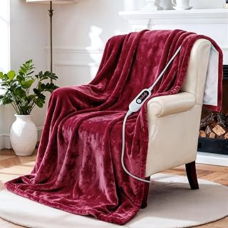 Heated Blanket Electric Throw, 50