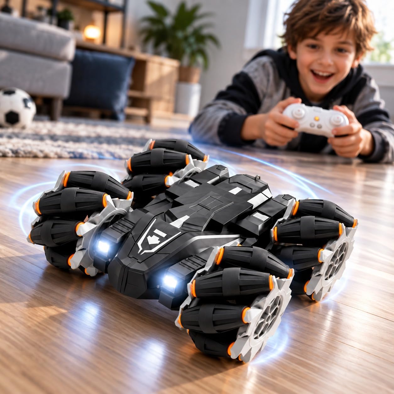 Lifelong Rechargeable Remote Control Car for Kids|2.4GHz, LED Headlights, Upto 120 min Non-Stop Play Time, 125ft Remote Range, Type-C Charging, Anti-Skid Tyres, BIS Certified (LLCRRC01) (Red) — Amazon image 15