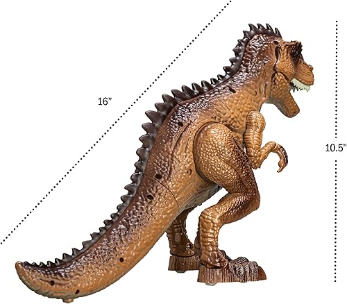 Miniatura 7 de Greenbo Juguete de dinosaurio robot – Genial juguete de dinosaurio caminante para niños de 3 a 5 años, divertido T Rex Battle Attack Shooting Figura