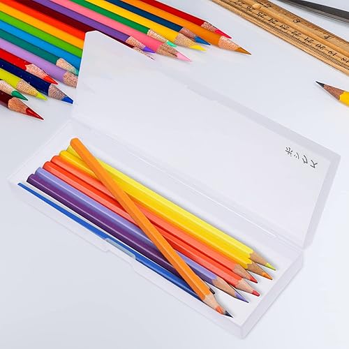 Miniatura 5 de EXCEART Contenedores de plástico, 3 unidades, estuche de plástico apilable con tapa, suministros de oficina en casa, caja organizadora de