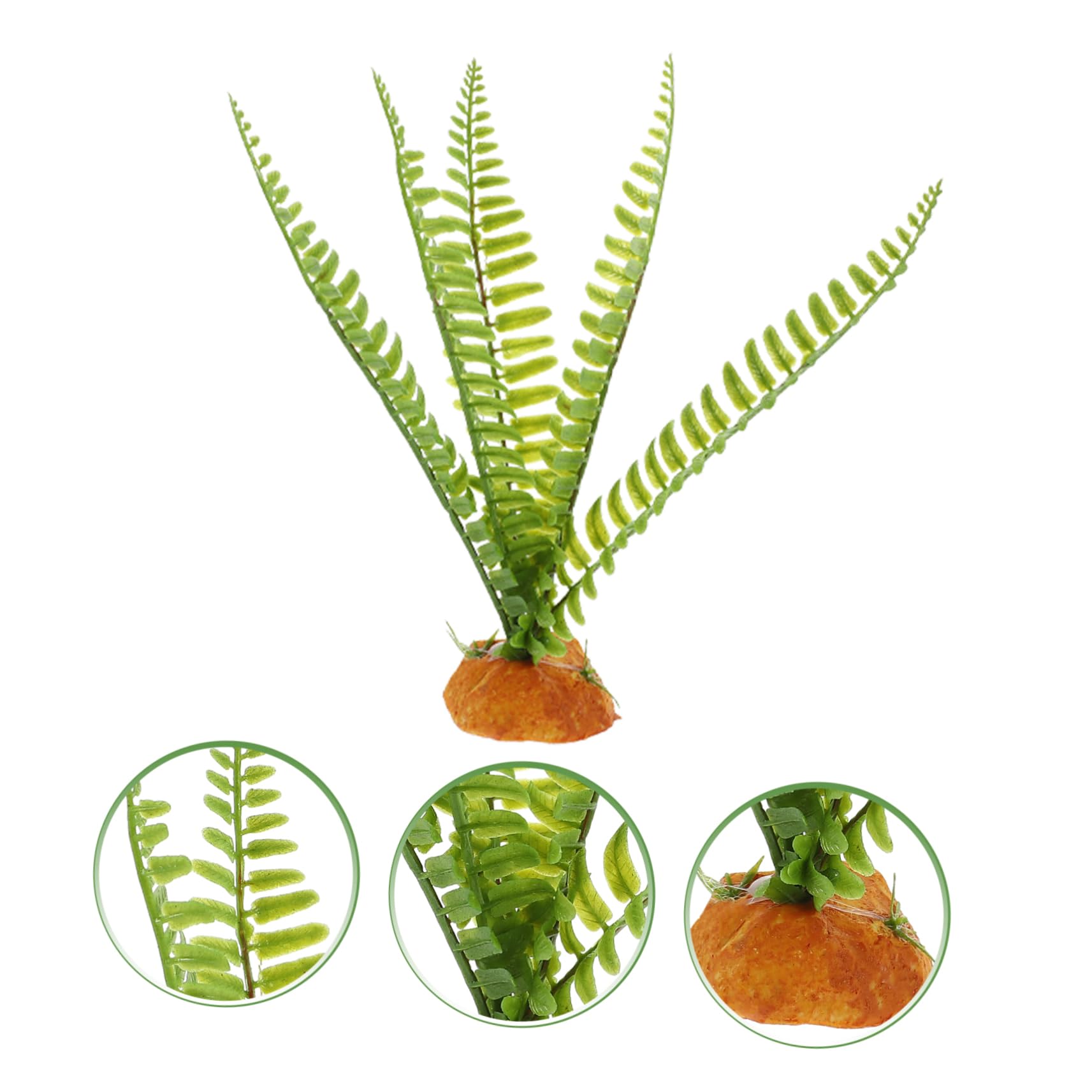 INOOMP 5pezzi Decorazione Per Terrario Artificiale Per Rettili Simulato Accessori Per Habitat e Rettili Pulibili e Realistiche