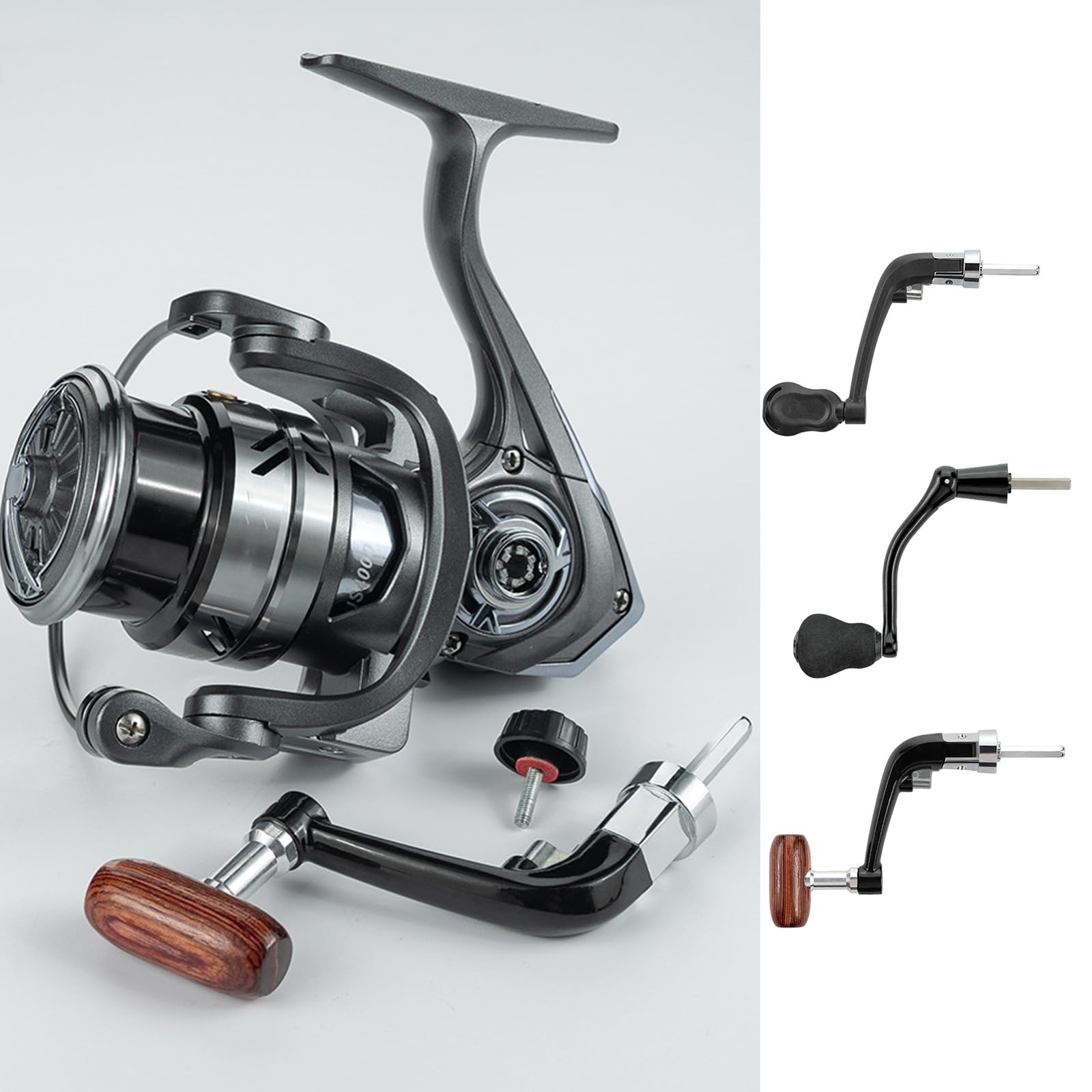 Manivelle rotative pour moulinet - Poignée de manivelle électrique - Accessoires de pêche