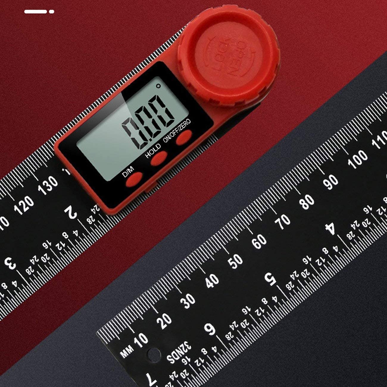 Celownik kątowy, linijka kątowa, 300MM cyfrowy elektroniczny miernik kąta linijka kątowa narzędzie do pomiaru poziomu kątomierz inklinometr goniometr kątomierz