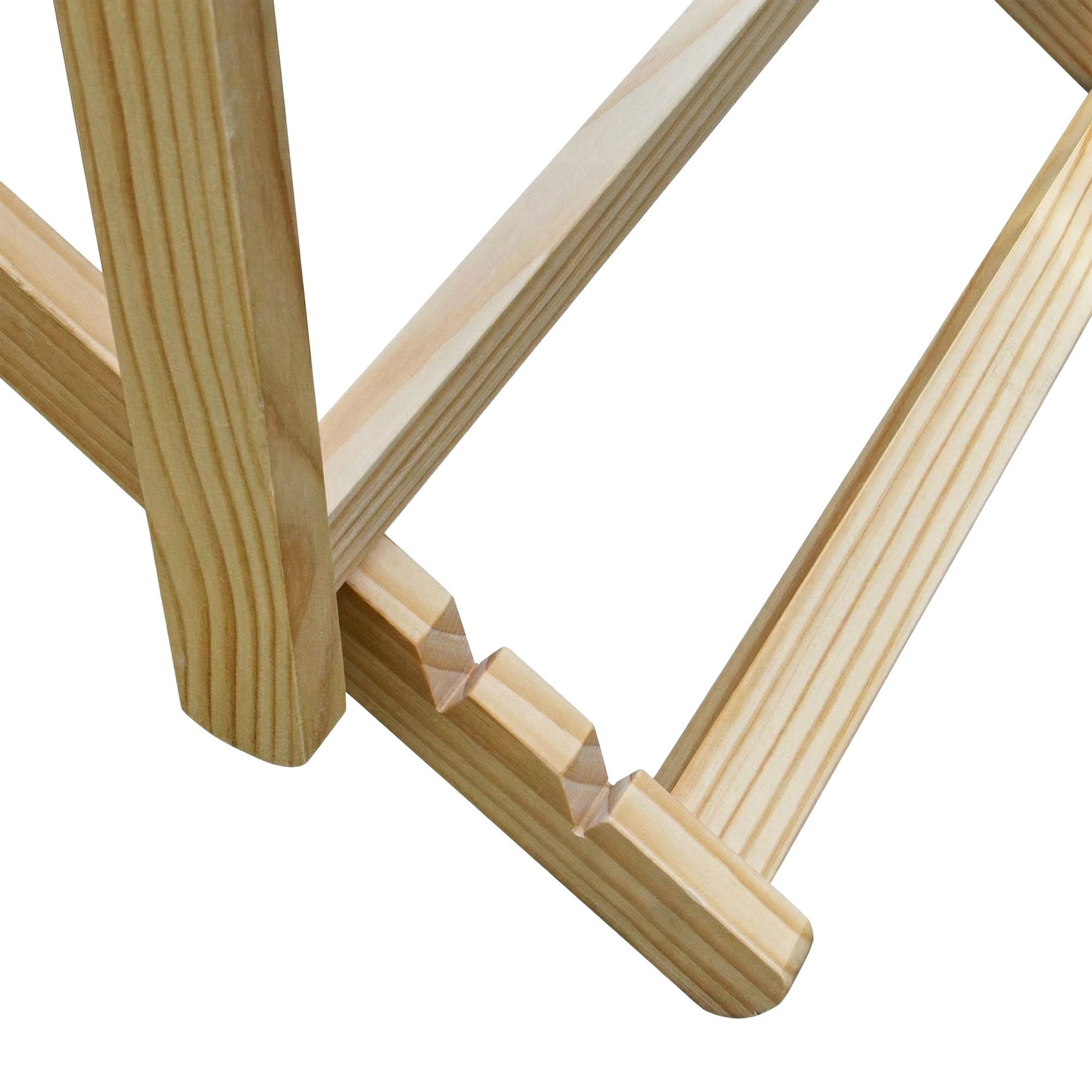 FRANKYSTAR® Támesis – Juego de 2 tumbonas de madera maciza y textileno, color amarillo