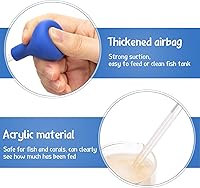 Vista 4 de Weewooday 3 piezas de accesorios para tanque de ajolote, pinzas extralargas para acuario, jeringa larga para alimentador de coral, pinzas