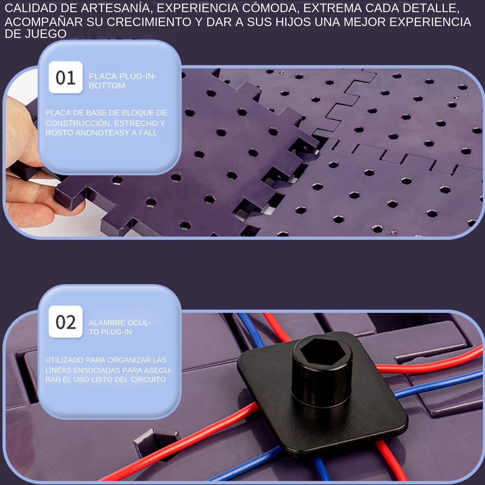 Kit De Circuitos para Experimentos Juguetes Educativos Stem para Proyectos | Juguetes Educativos de Construcción de Circuitos para Niños de 7 a 14 Años con Componentes de Ensamblaje