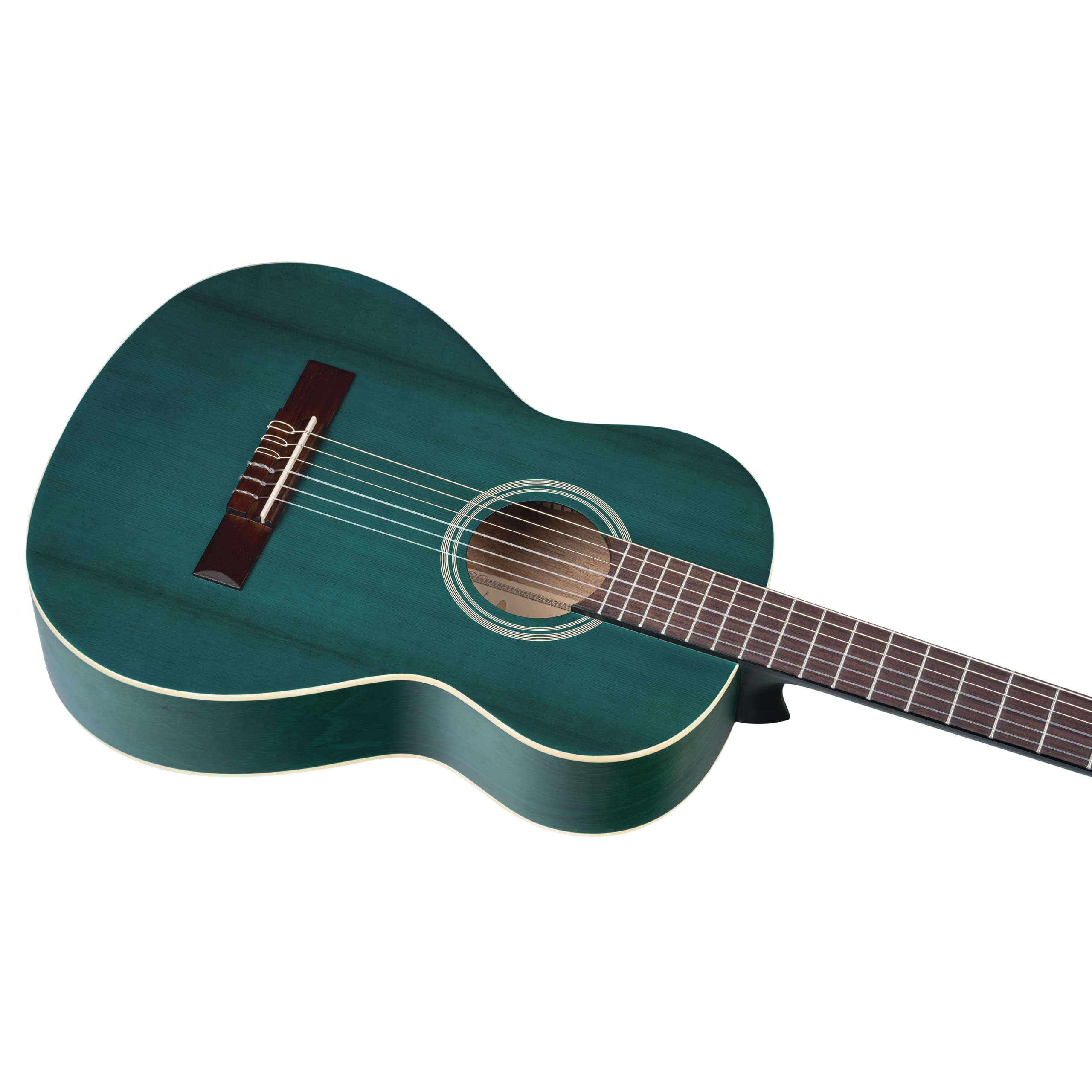 Ortega Guitars 3/4 Konzert Gitarre – Student Series – Fichte, Katalpa, Blau (RST5M-3/4OC)