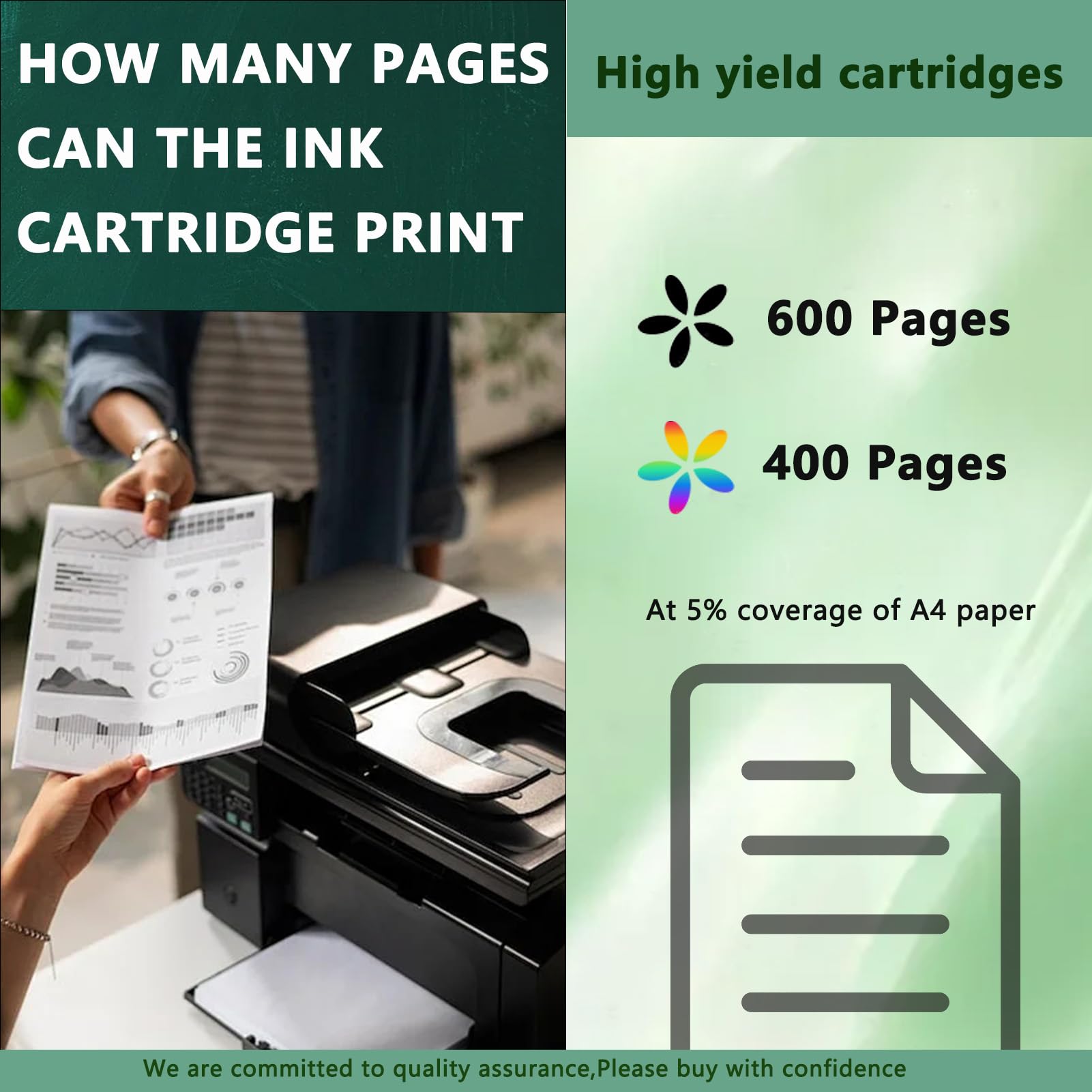Amazon.com: ERNITH BC-345 Black and BC-346 Color Ink Cartridges