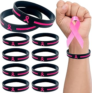 Câncer | fita coragem força esperança - Artigos para câncer mama, decorações para conscientização, acessórios para câncer mama Cevan