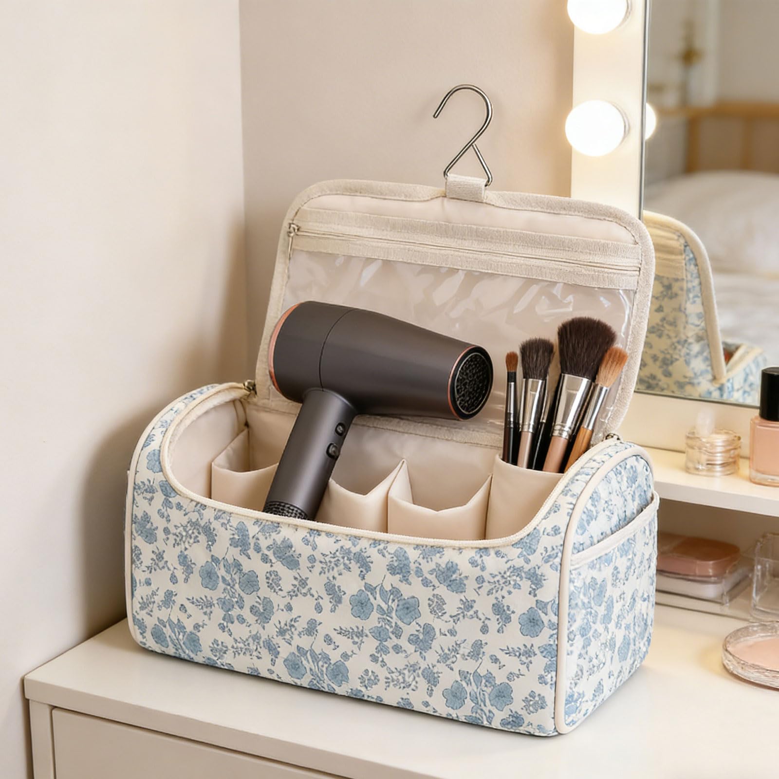 Torba podróżna na Dyson Airwrap, worek do przechowywania akcesoriów kompatybilny ze stylem Dyson Airwrap, przenośny organizer na kosmetyki