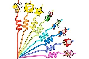 Super Mario Bros Party Straws