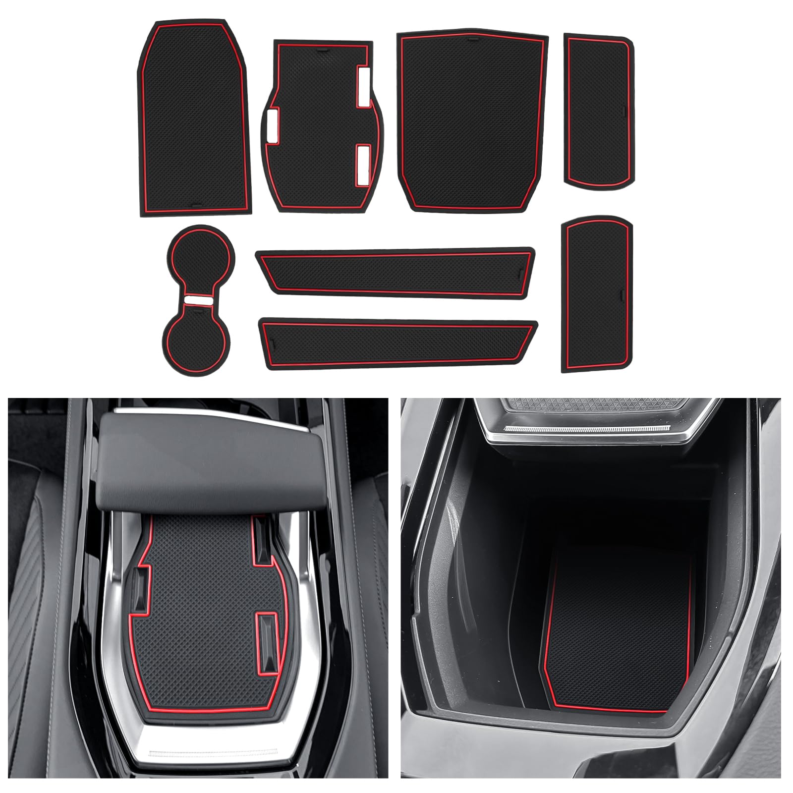 CDEFG Compatible With Vauxhall Corsa F 2020-2024 Rubber Mats, Non-Slip