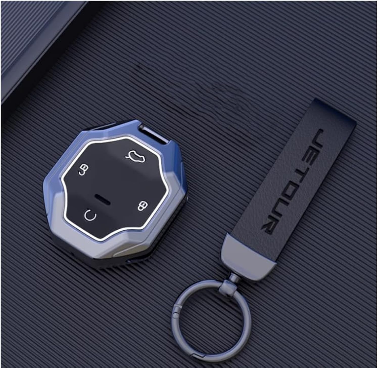 Jetour Traveller T2, Key Fob Protectors Compatible Car Keychain with, Jetour T2 Accessories & Durable Alloy Key Case Anti Fall and Wear-resistant,Alloy Key Wraps Encase Car Keys