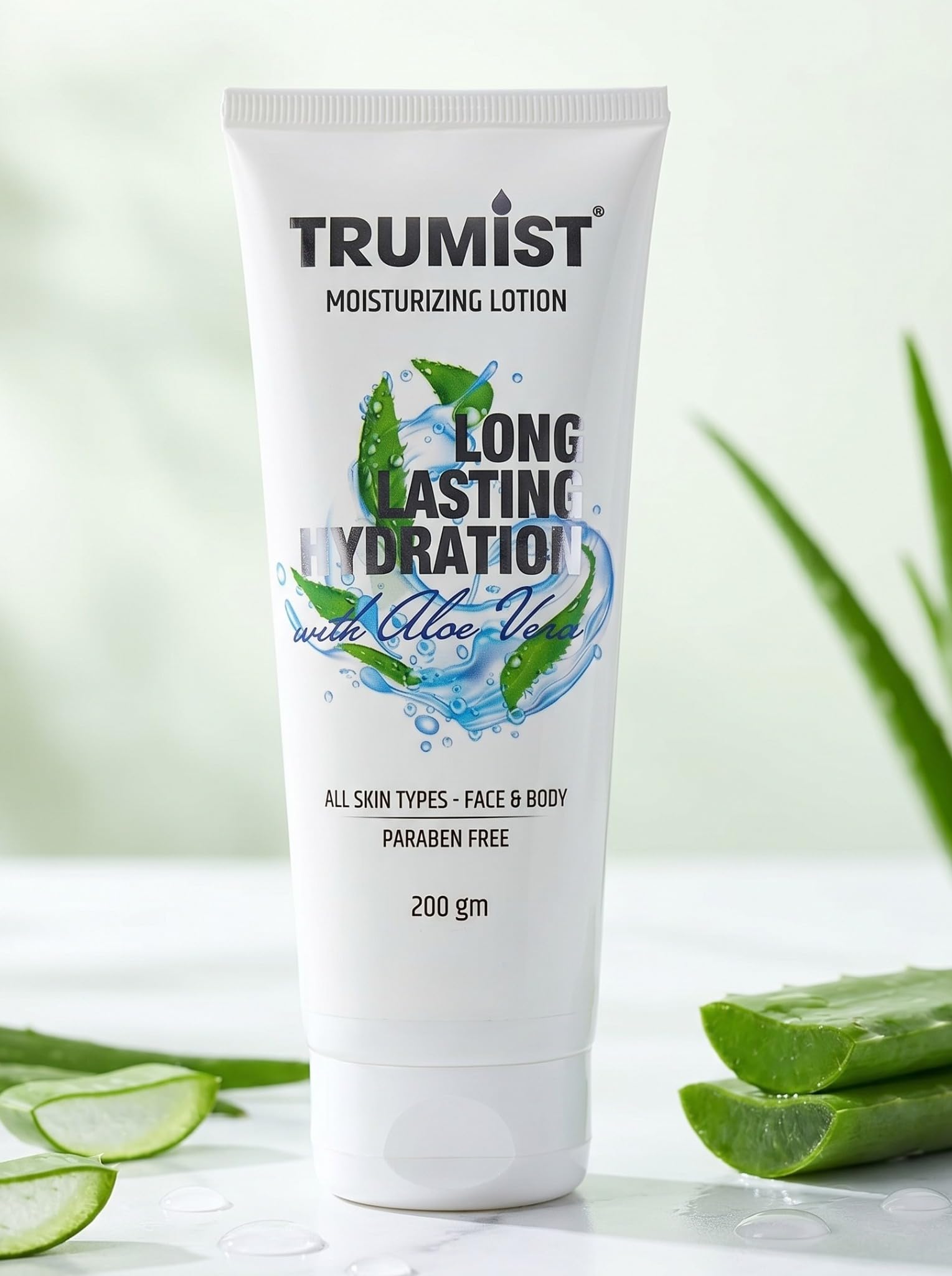 Tru mist Moisturising Lotion with Aloe Vera Deep Nourishment & Long-Lasting Hydration Daily Moisturizer for Soft, Smooth, and Supple Skin (200gm)-image-14