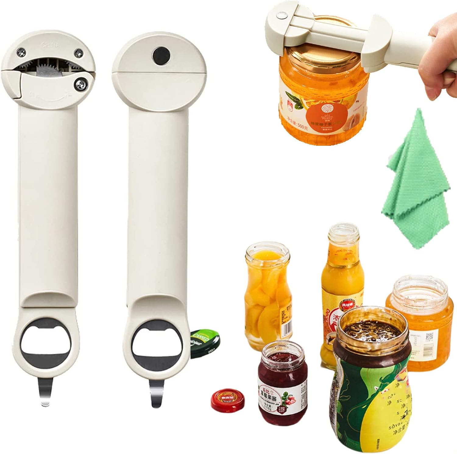 Multifunctional Retractable Bottle Opener, 2023 New Jar