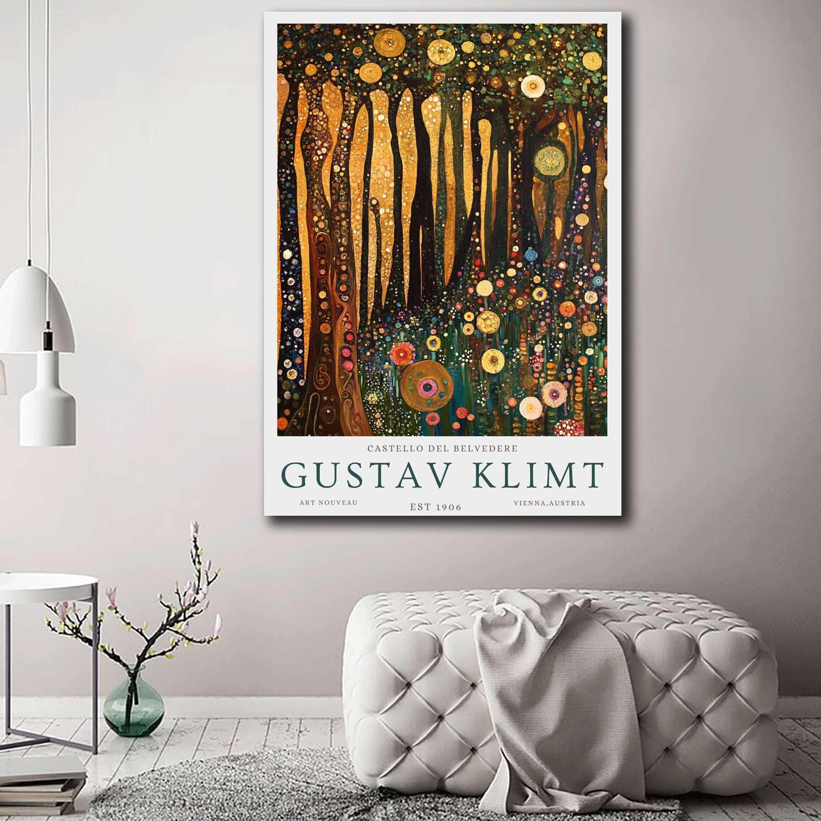 Amazon.com: LUCKLYDOUDOU Poster Decorative Canvas Painting Gustav
