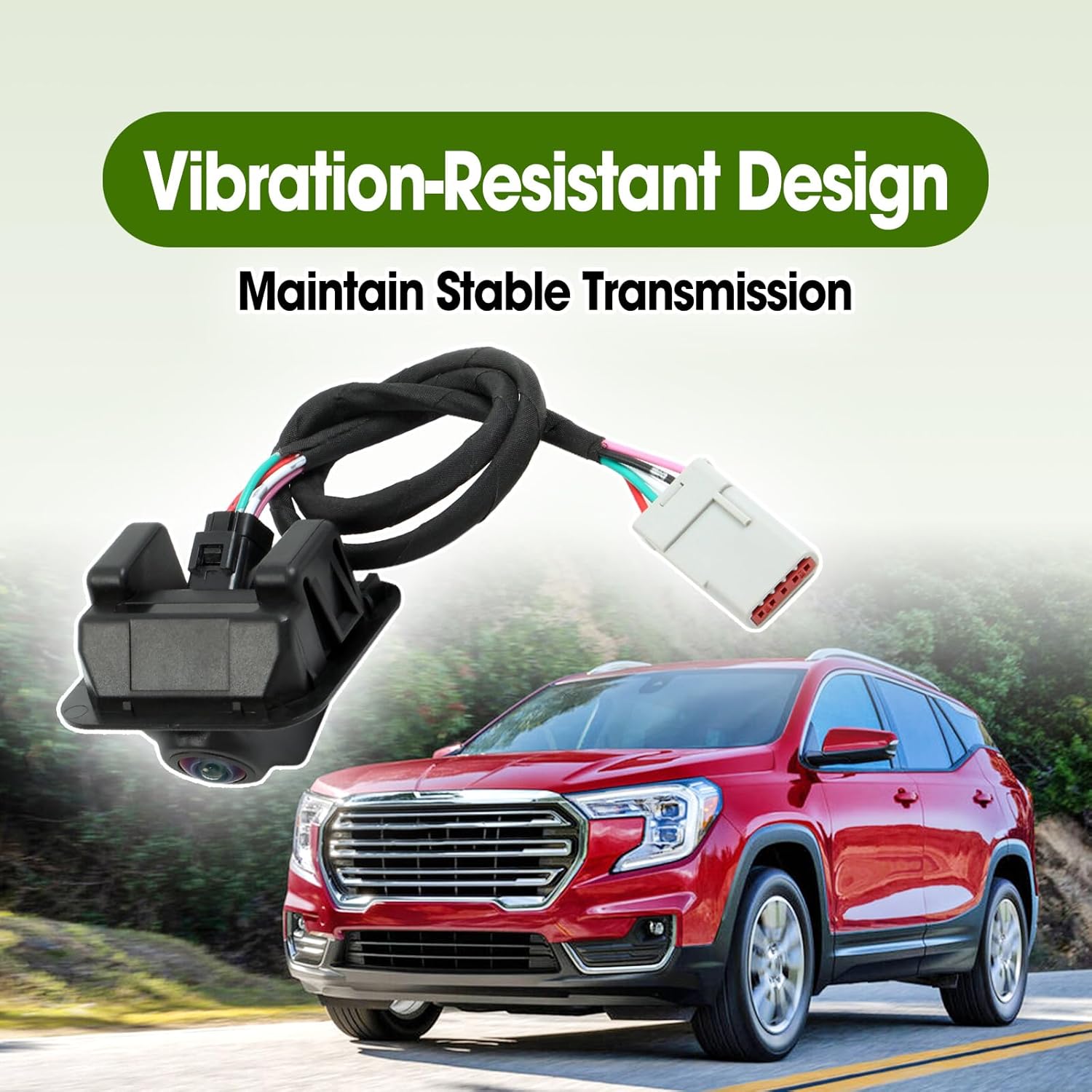 Rear View Parking Assist Camera Replace 23188736 2318-8736 Compatible with GMC Terrain 2018 2019 2020 2021 2022 2023, Black 12V Backup Parking Camera