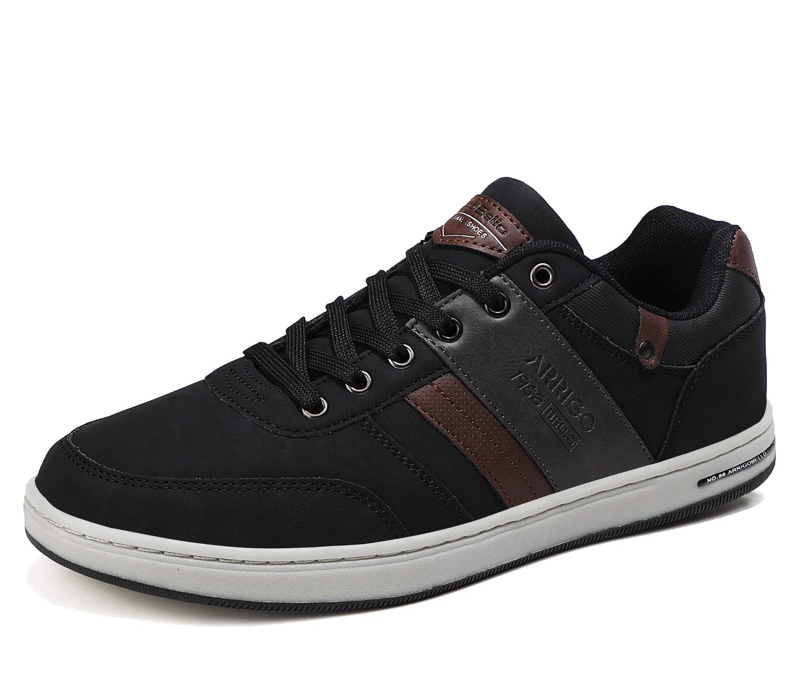 ARRIGO BELLO Freizeitschuhe Herren Sneaker PU Leder Walkingschuhe Atmungsaktive Athletic Formal Classic Sportschuhe Schuhgröße 41-46