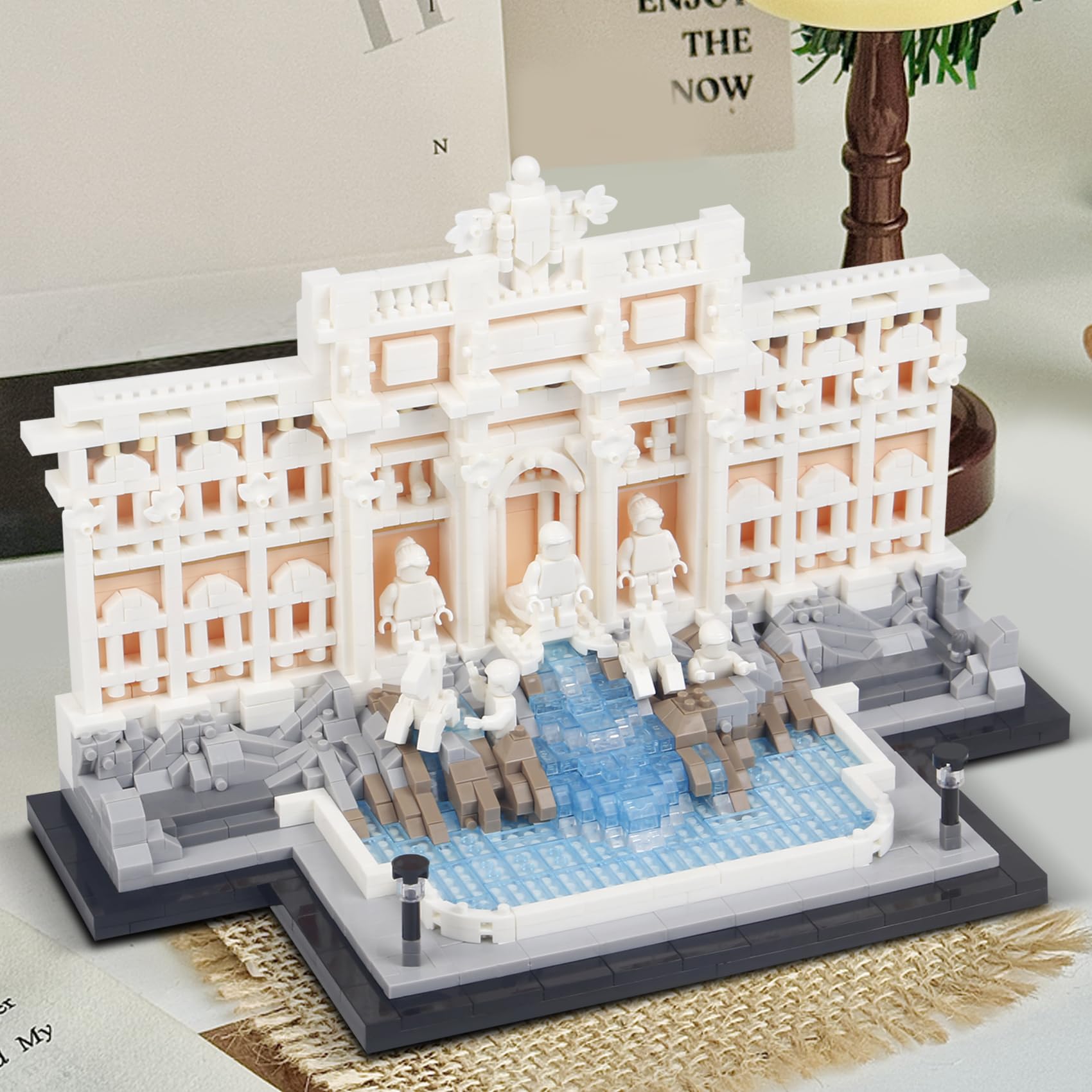 Amazon.com: SAMYBLOCKS 2000pcs Trevi Fountain Archiecture Micro
