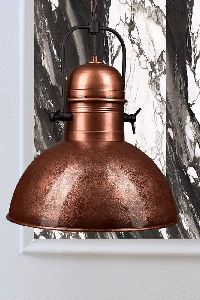 Vintage industrialna lampa sufitowa Ø 40cm lampa wisząca E27