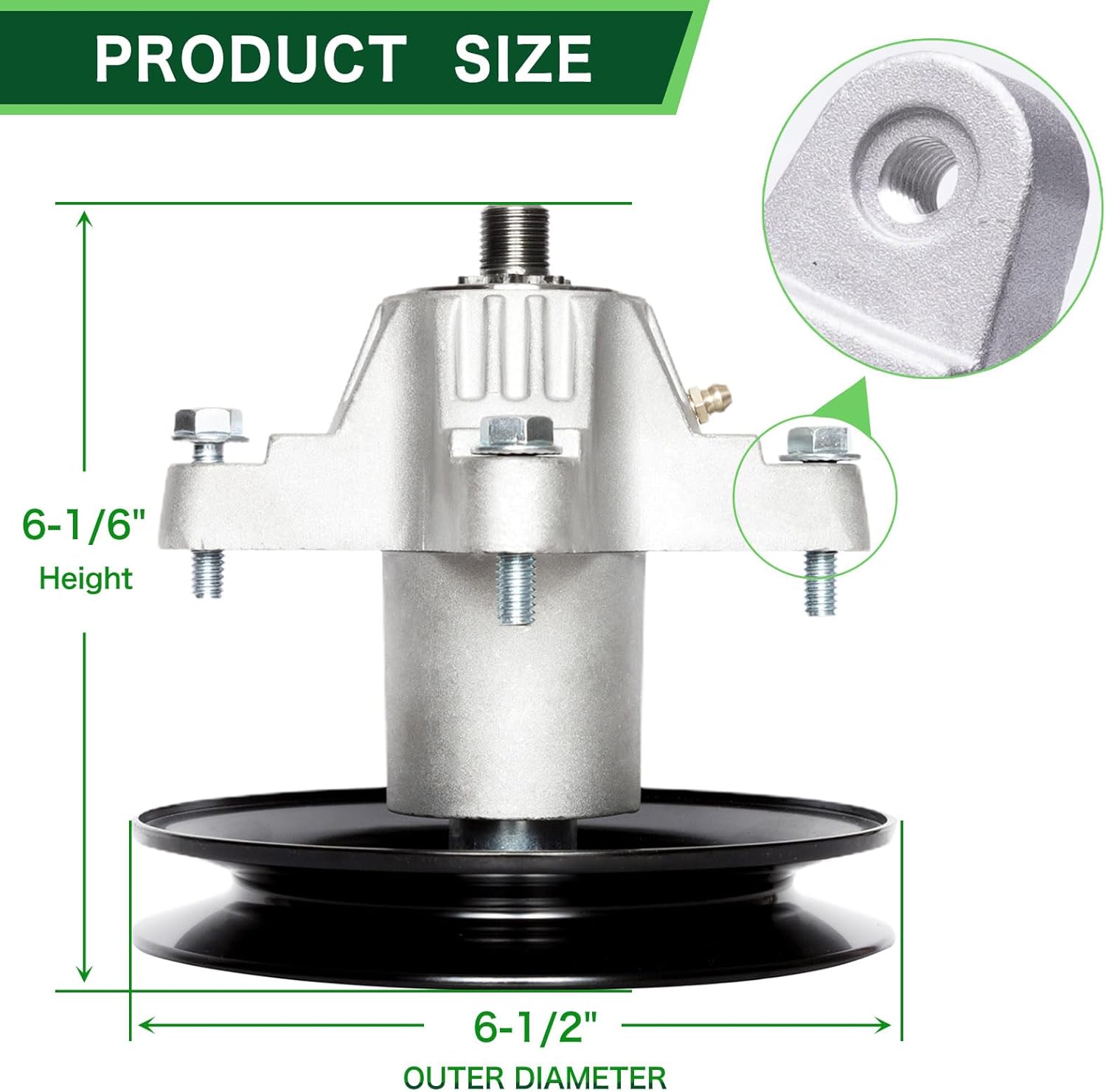 Deck Rebuild Kit for 42 inch MTD Troy Bi lt Colum bia Includes (2) 618-0624 Spindle Assembly (2) 942-04126-X Blade (2) 756-04129 Idler (1) 754-04045 Be lt