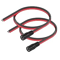 Vista 3 de CERRXIAN 1FT DC5521 Power Pigtails Cable macho y hembra