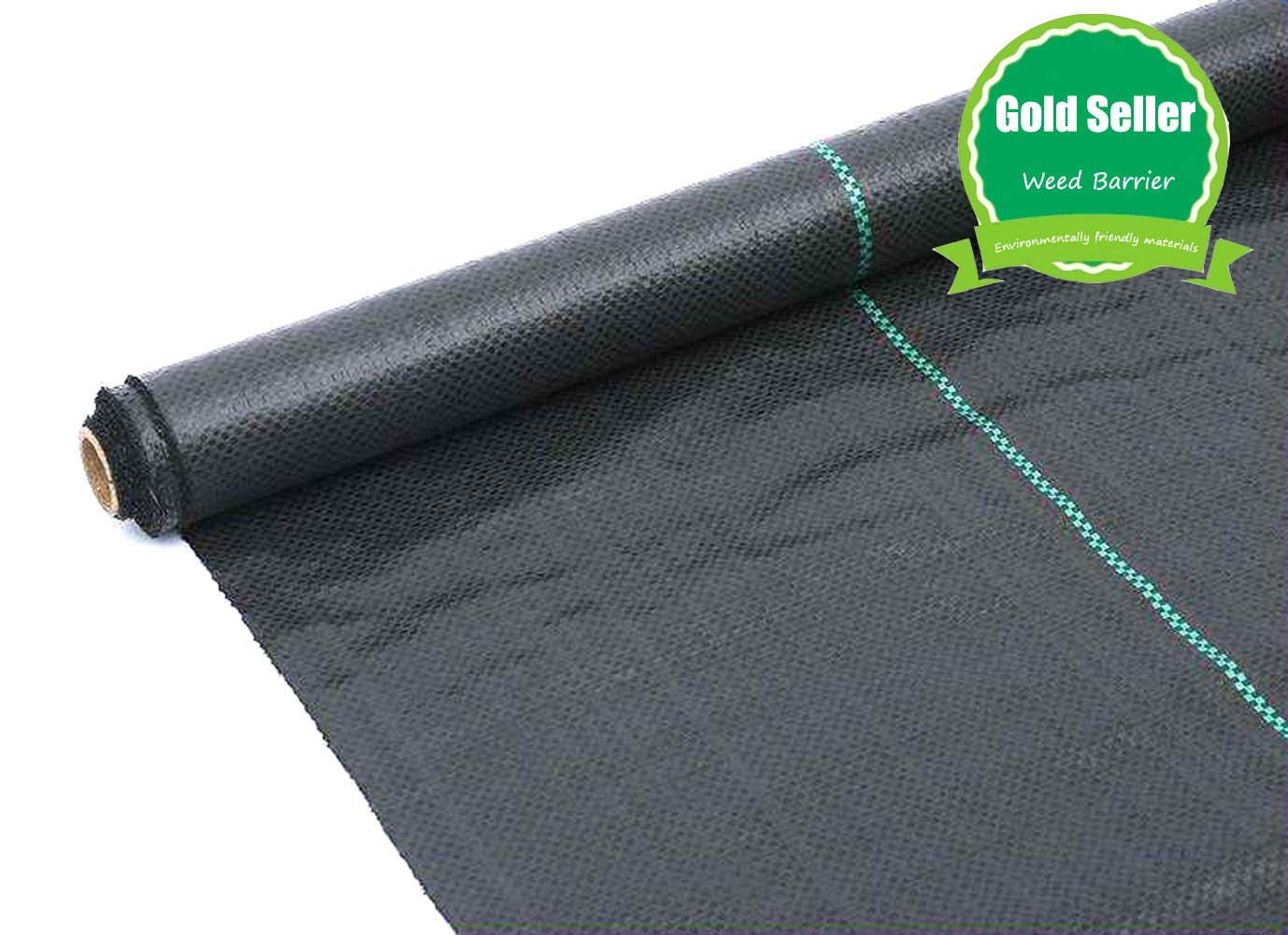 Buy Weed Barrier Landscape Fabric Heavy Duty Woven Geotextile Fabric Black Mulch for Landscaping