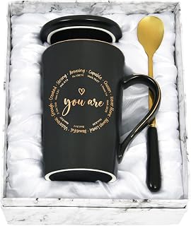 Maustic Christian Gifts for Women, You Are Inspirational Coffee Mug, Religious Gifts, Inspirational Spiritual Birthday Gift for Friends, Coworkers, Coffee Mug for Women 14 Oz with Gift Box