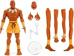 Jada Toys Street Fighter II Figurine d'action à l'échelle 1:12, 6 po de hauteur, Têtes, mains et accessoires interchangeables (Dhalsim).