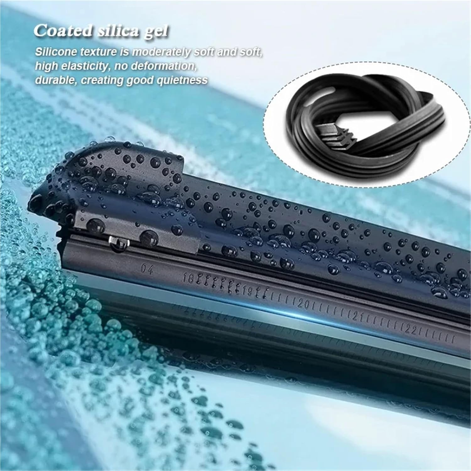 Compatible For BMW IX I20 Front Windshield Water Spray Wiper Blades Set(ForBMW IX 22-26)
