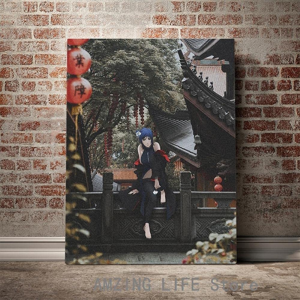 Toile animation esthétique décoration murale 50x70cm créez une ambiance cosy