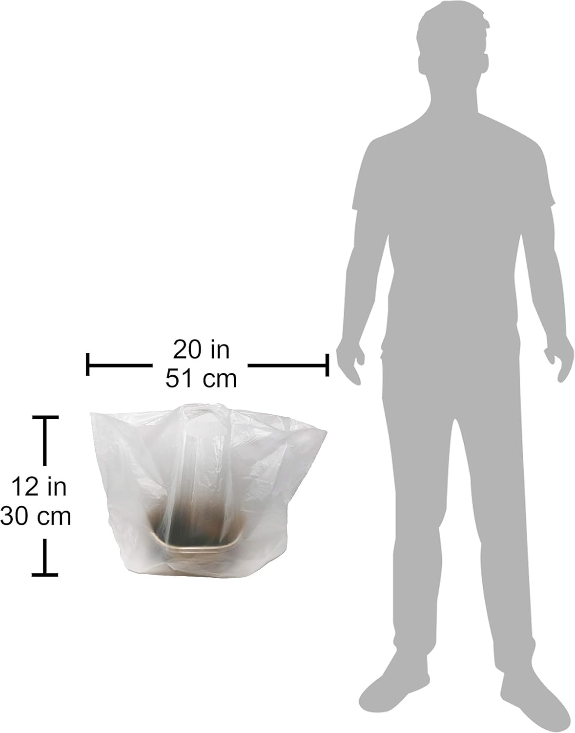 Reli. Take Out/To Go Bags (500 Count Bulk) (Medium 20"L x 9.5"W x 12"H) White Carry Out Shopping Bag, Die Cut Handle, Square Bottom, Reusable - Food Service, Restaurant Bags, Catering, Delivery Bags : Industrial & Scientific