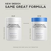 Vista 3 de Codeage Suplemento de glutatión liposomal, L-glutatión de setria reducido puro, entrega liposomal, complejo fosfolípido, pastillas de polvo