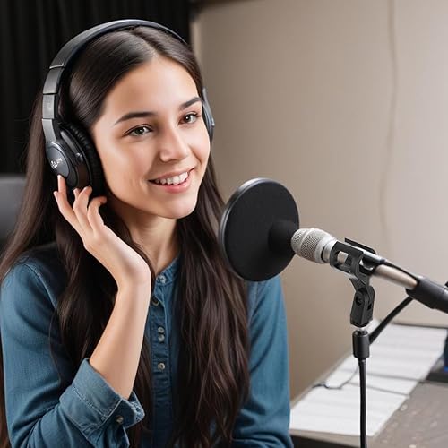 Miniatura 6 de 4 soportes para micrófono, clip de soporte de micrófono de ángulo ajustable para soporte, clip de micrófono flexible de goma, soporte de micrófono