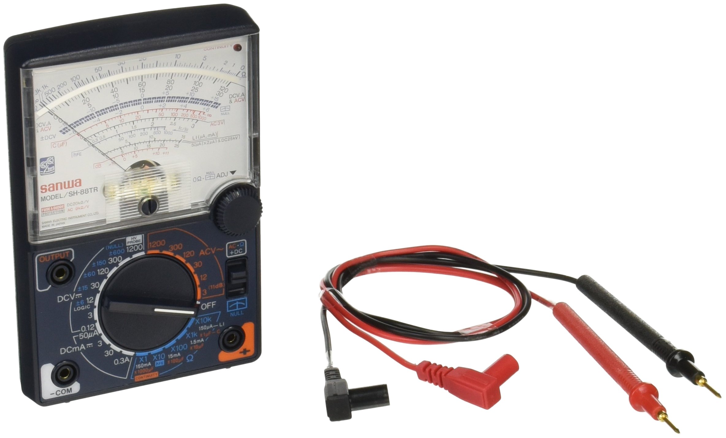 Sanwa SH-88TR Analog Multimeter, Capacitance MeterGENUINE