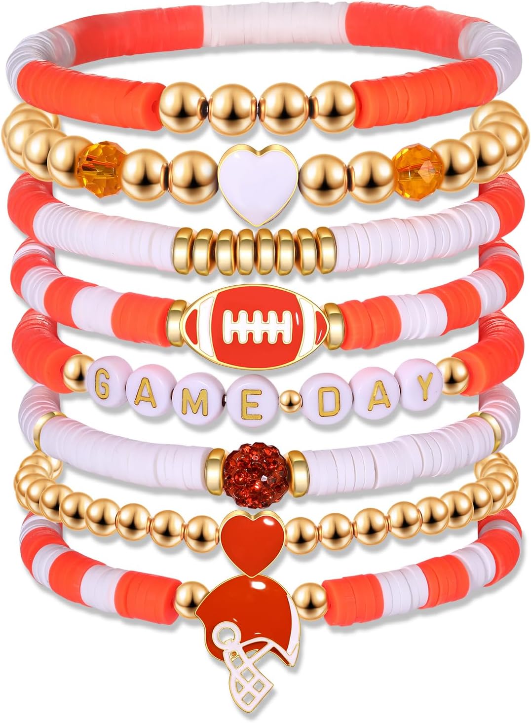 Heishi Bracelets for Women Clay Beaded Stretch Bracelets...