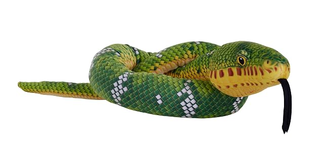 Wild Republic Snakes Boa Esmeralda, Animal de Peluche, 137 cm, Juguete de Peluche