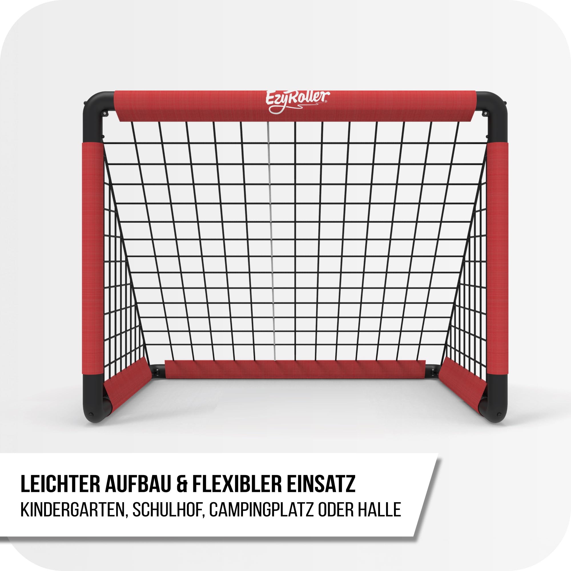 Ezyroller Hockey Set Fußball Kinder Spielzeug ab 4 Jahren Tor Outdoor Training Kinderspielzeug Fußballtor Minitor Hockeytor Spielzeugtor