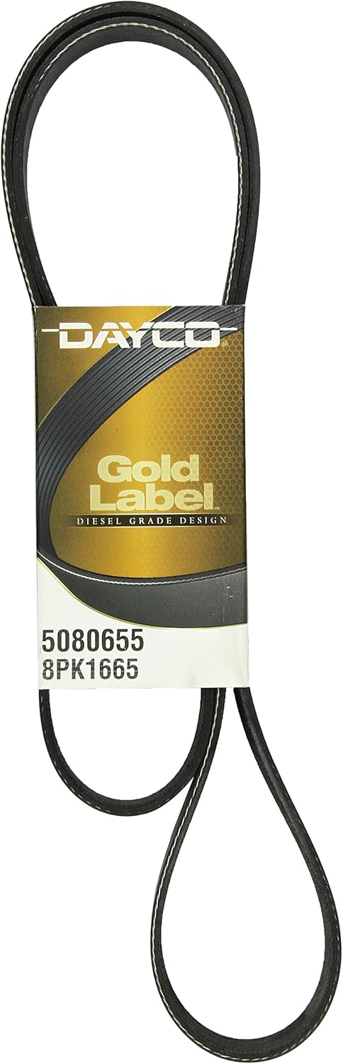 Dayco 5080655 Serpentine Belt , Black