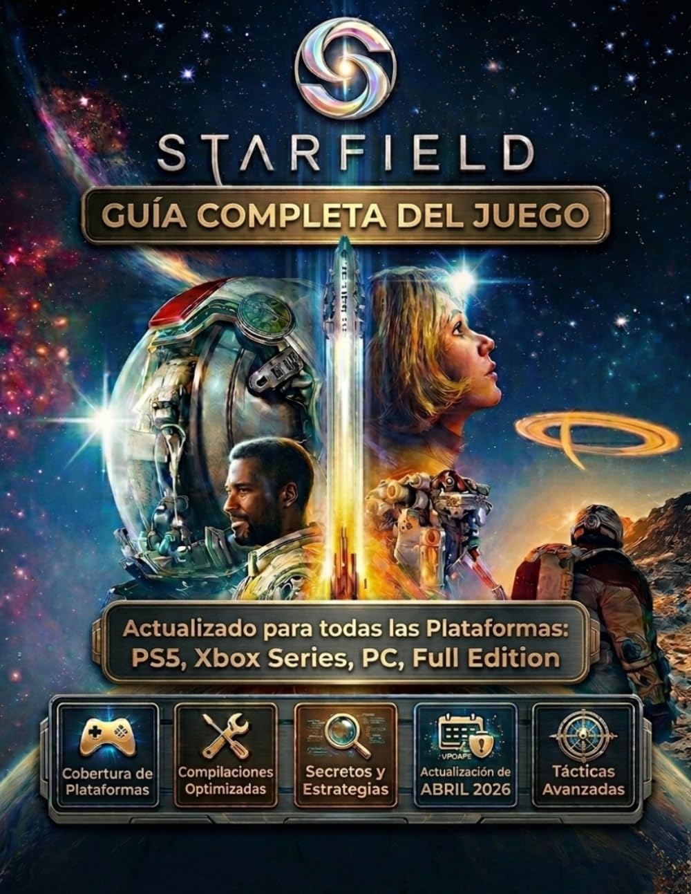 GUÍA COMPLETA DEL JUEGO STARFIELD: Un complemento definitivo para la experiencia original y la actualización de abril de 2026 en todas las ... optimizadas y secretos ocultos.