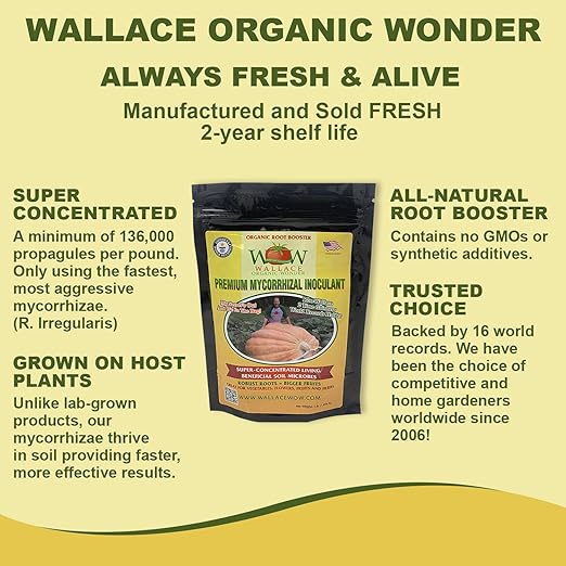 Wallace Organic Wonder Inoculante Micorrícico (1 lb) - Hongos Micorrícicos miniatura 4