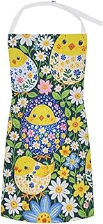 Women Men Chef Lady's Bib Aprons with Large Pocket for Painting