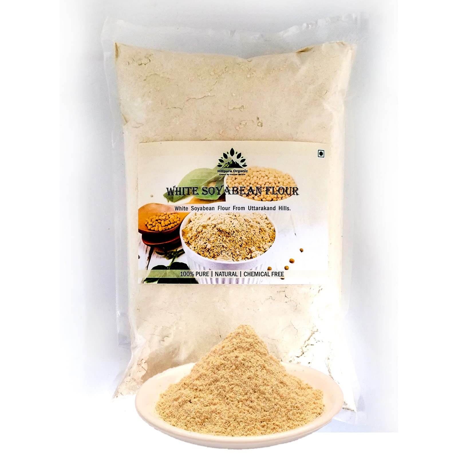 Hillpure Organic White Soyabean Flour | High Protein | Ancient Grain from Uttarakhand | 1 Kg… (B0C1697DWW) Amazon Price History, Amazon Price Tracker