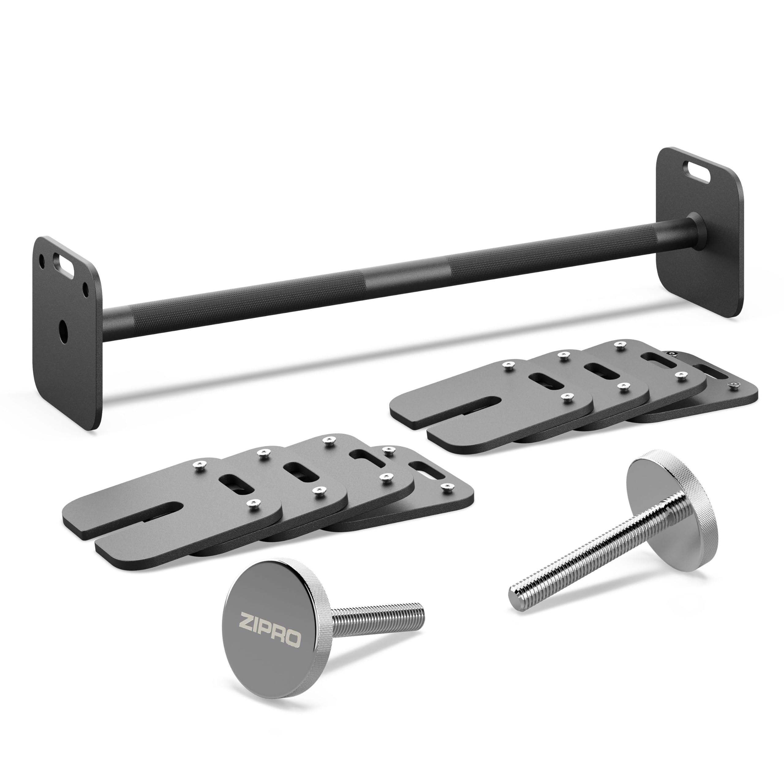 ZIPRO Die Hantelstange SQUARE 26,5 kg Komfortabler geriffelter Grip Krafttraining zu Hause