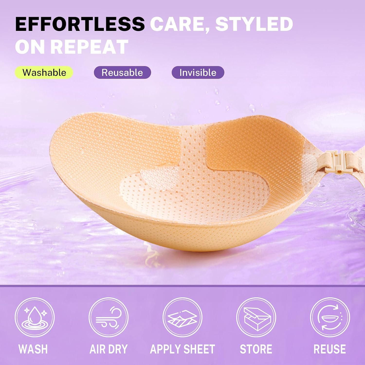 Sticky Bra Push Up, Backless Bra, Adhesive Bra, Strapless Bra