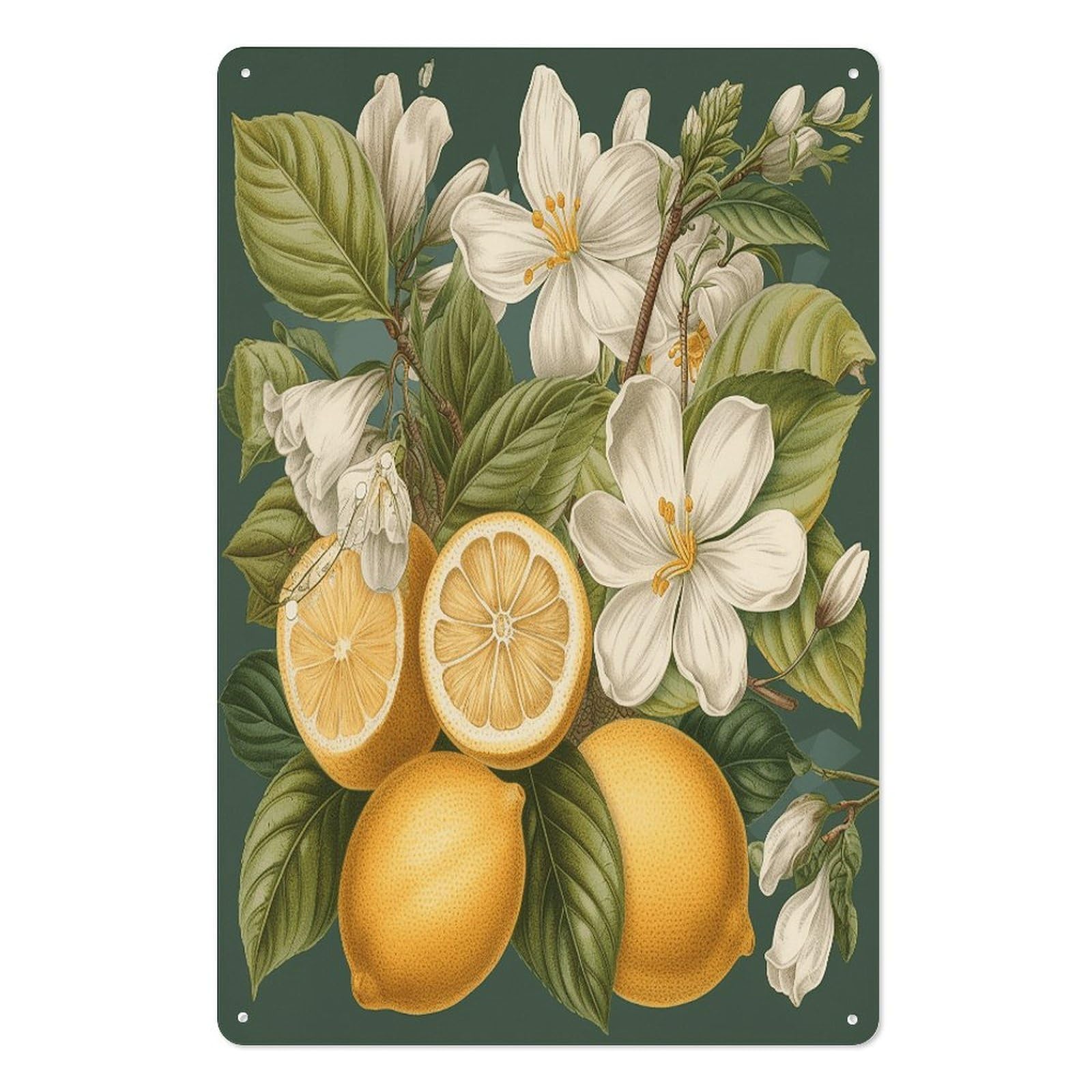 Adfgyerh Style Spring Clip Art Tin Sign Hanging Art Prints,Wall Decor For Gifting And Party Decoration 7.9X11.8 Inch,Wall Art For Home Garden Greenhouse Living Room Bedroom Yard